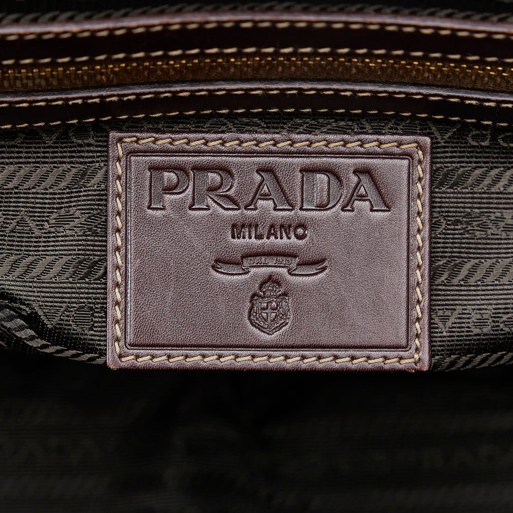 PRADA Canapa Logo Shoulder Bag
