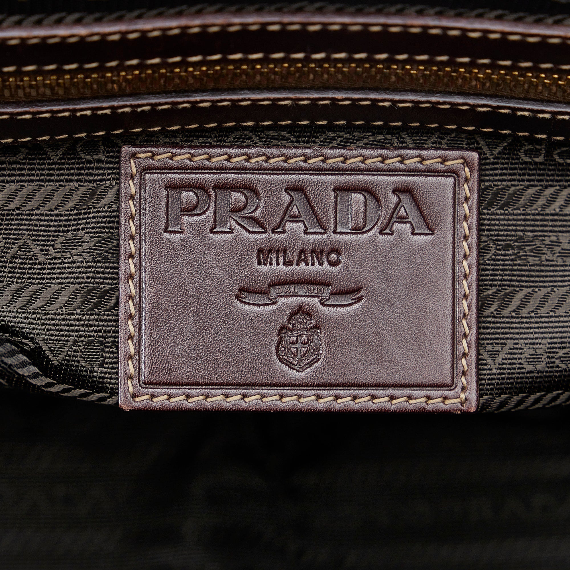 PRADA Canapa Logo Shoulder Bag