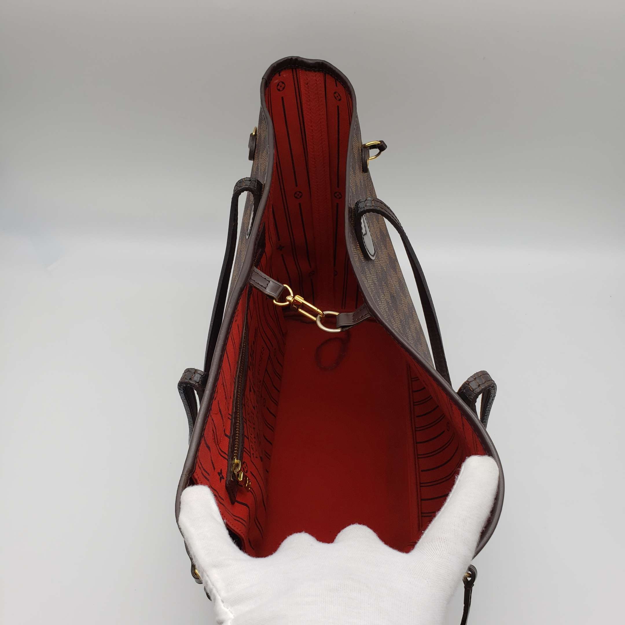 Louis Vuitton Neverfull MM Browns Damier Tote Bag