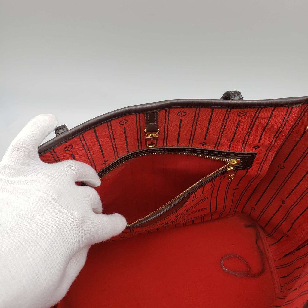 Louis Vuitton Neverfull MM Browns Damier Tote Bag