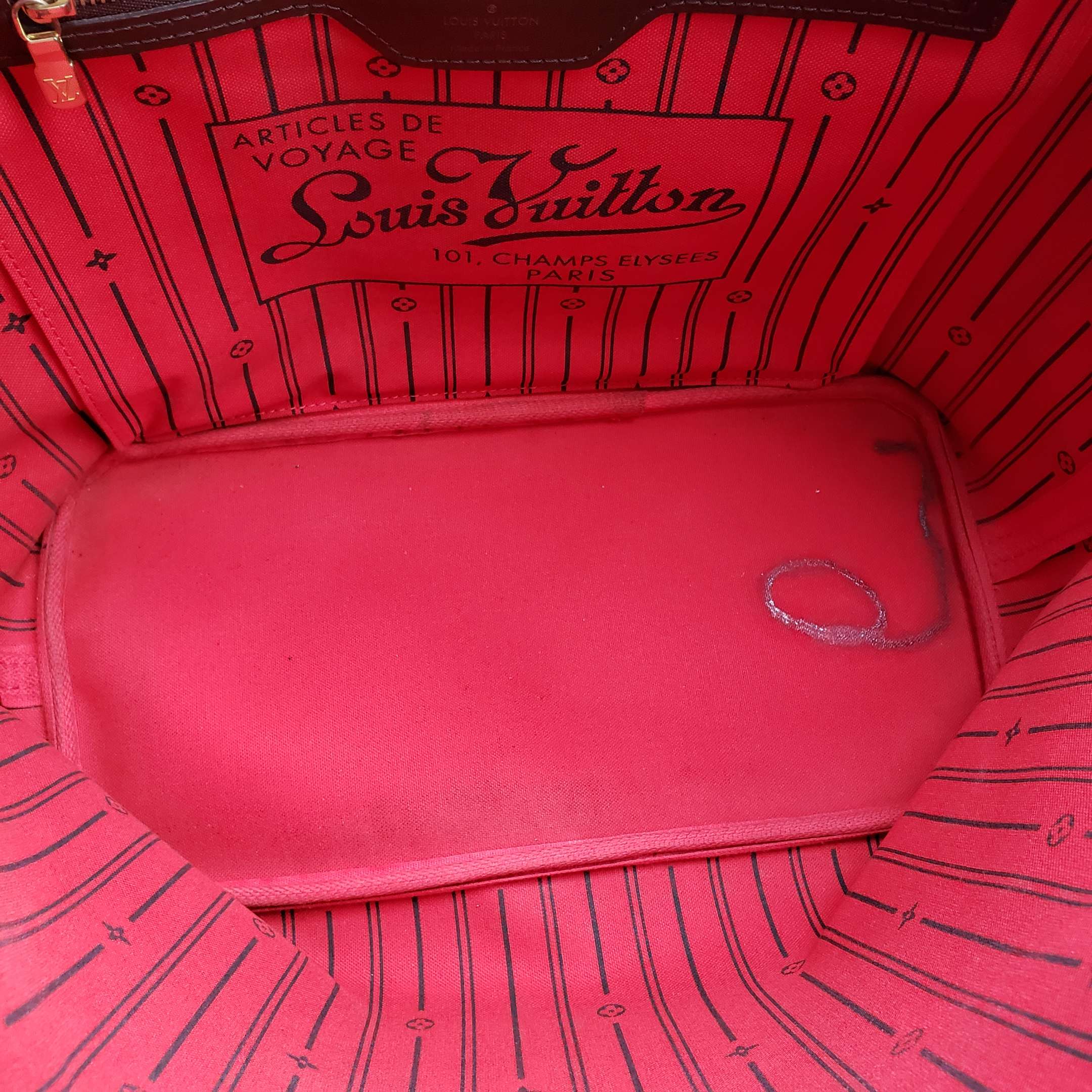 Louis Vuitton Neverfull MM Browns Damier Tote Bag