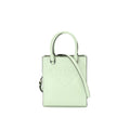 PRADA 2way hand shoulder bag leather aqua green 1BA333 Hand Shoulder Bag