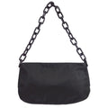 PRADA * 25 Acrylic Chain Handbag Black