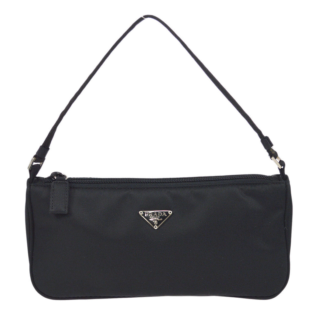 PRADA * 28 Handbag Black Nylon