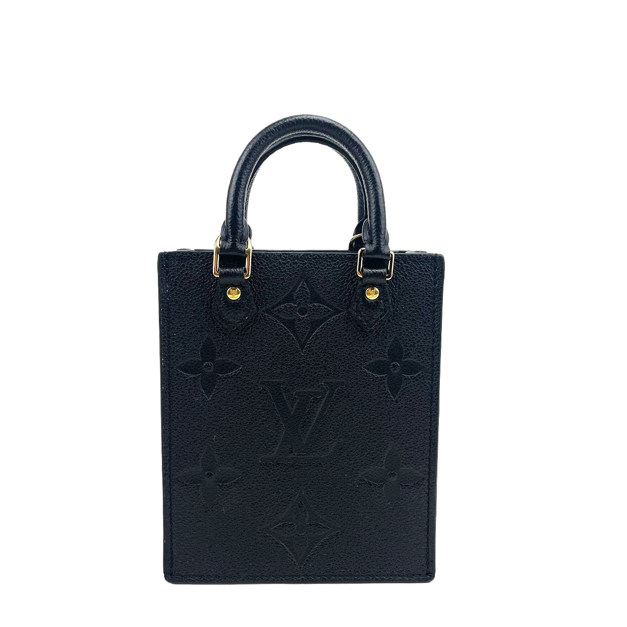 LOUIS VUITTON Petit Sac Plat Empreinte Black