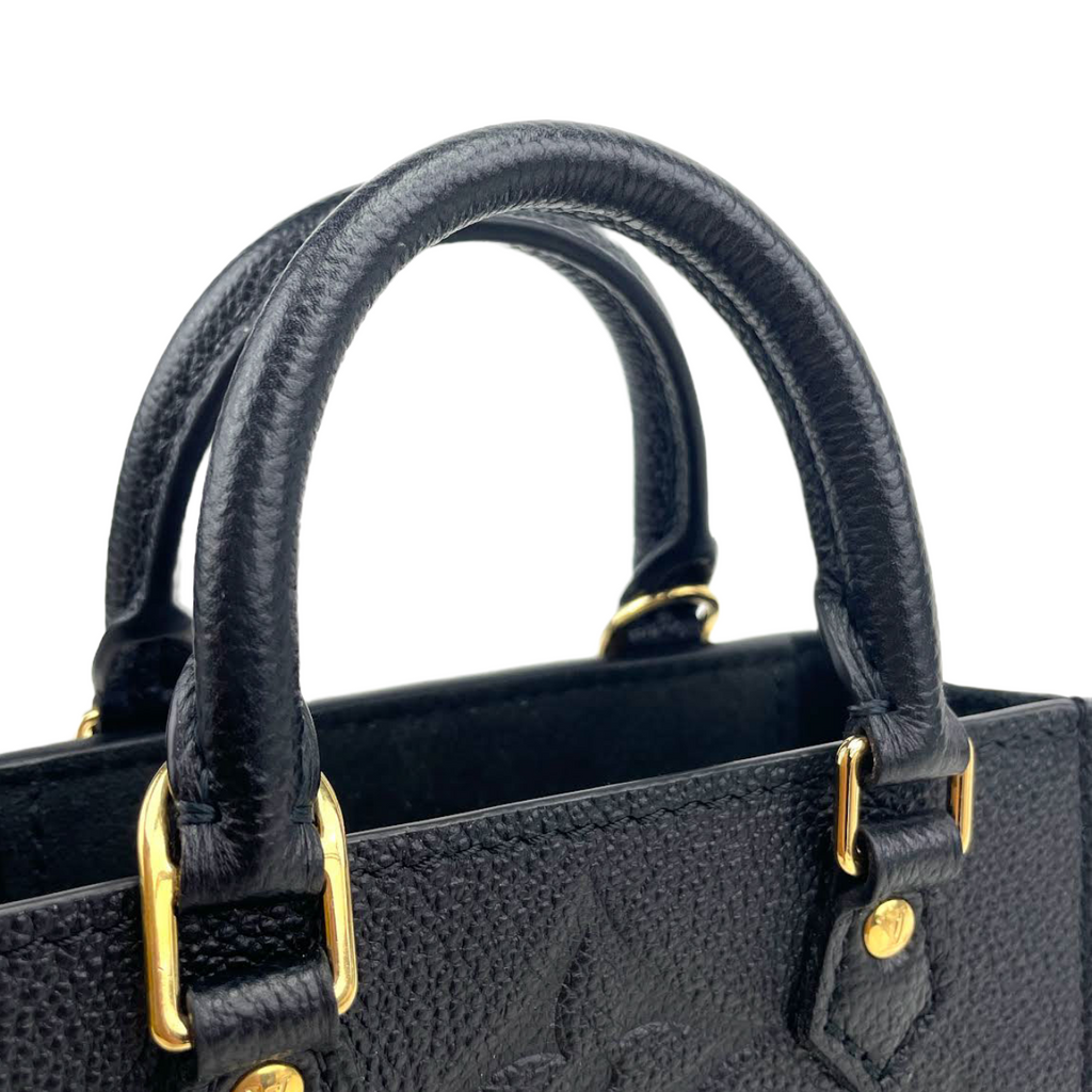 LOUIS VUITTON Petit Sac Plat Empreinte Black