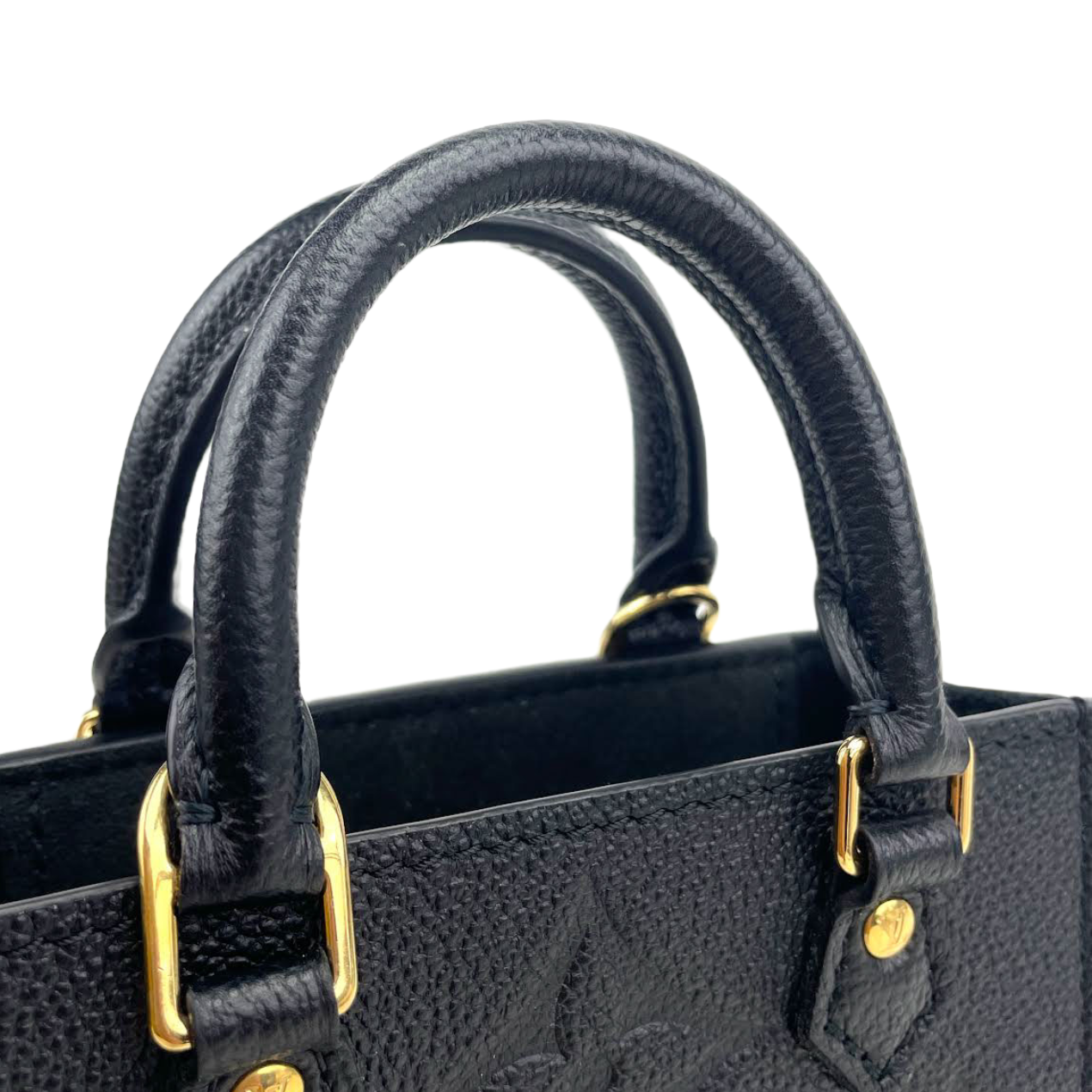 LOUIS VUITTON Petit Sac Plat Empreinte Black