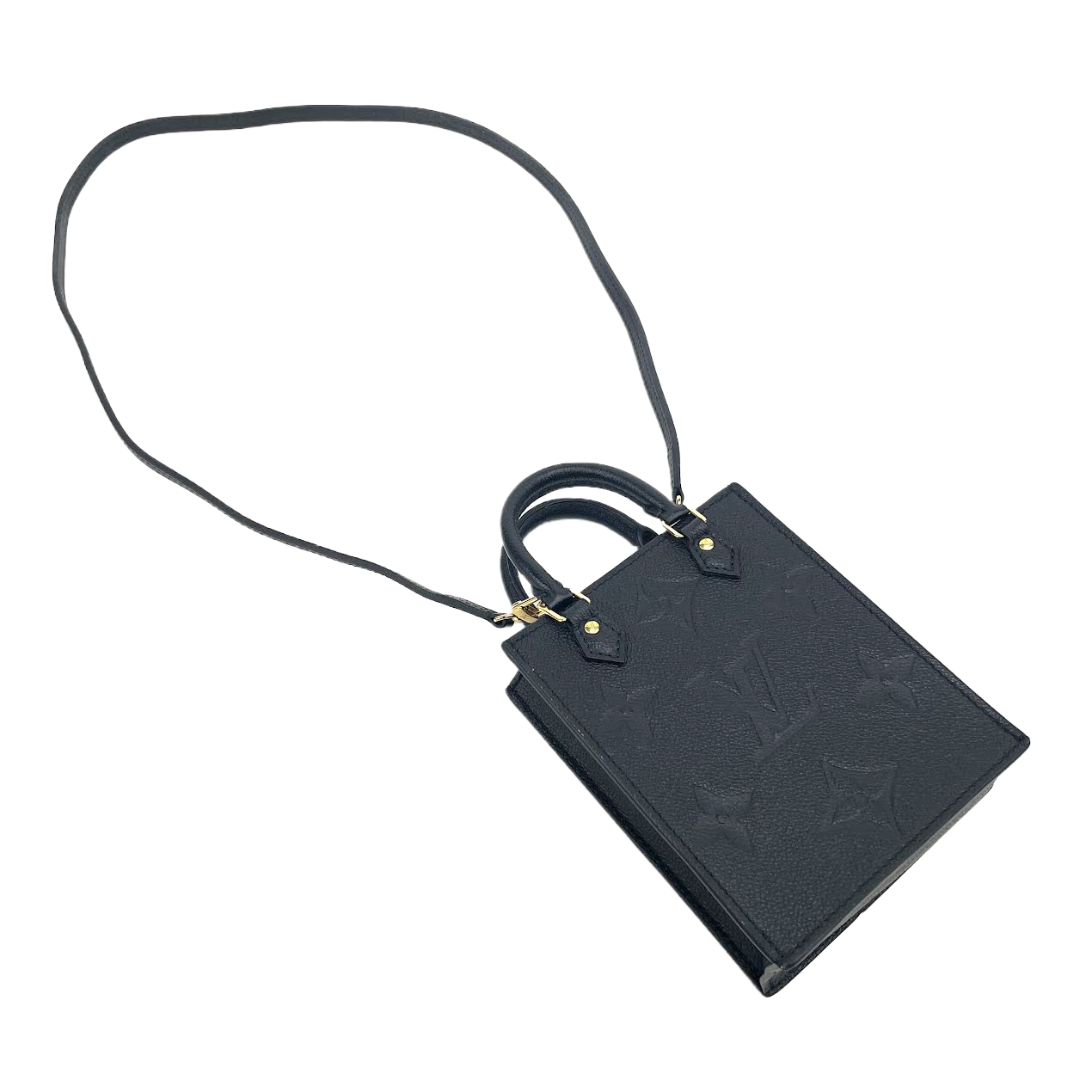 LOUIS VUITTON Petit Sac Plat Empreinte Black