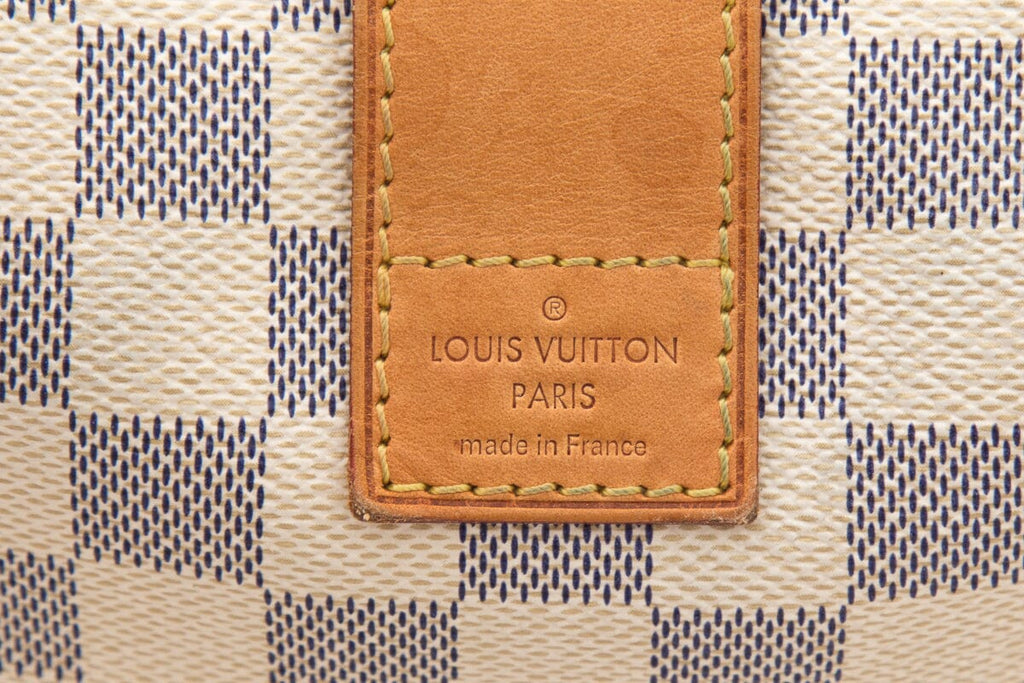 Louis Vuitton White Damier Azur Salina Handbag