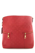 Louis Vuitton Red Monogram Melie Leather Handbag