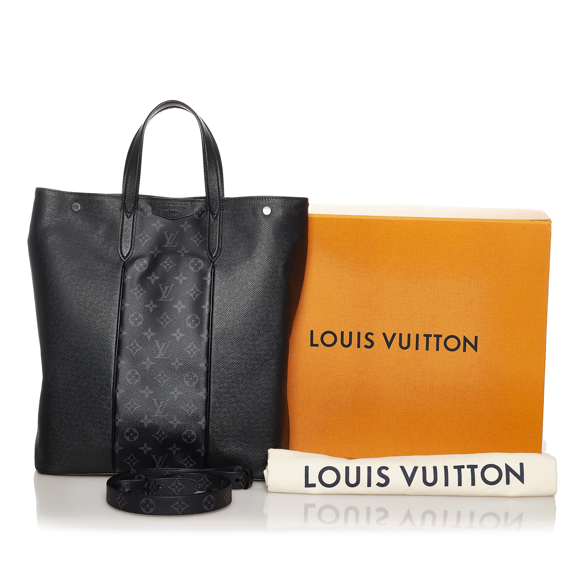 Louis Vuitton Outdoor Tote Black Taïgarama