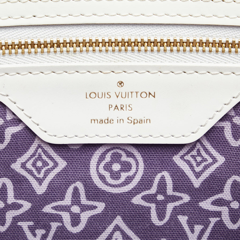 Purple Louis Vuitton Monogram Tahitienne Cabas PM Tote Bag