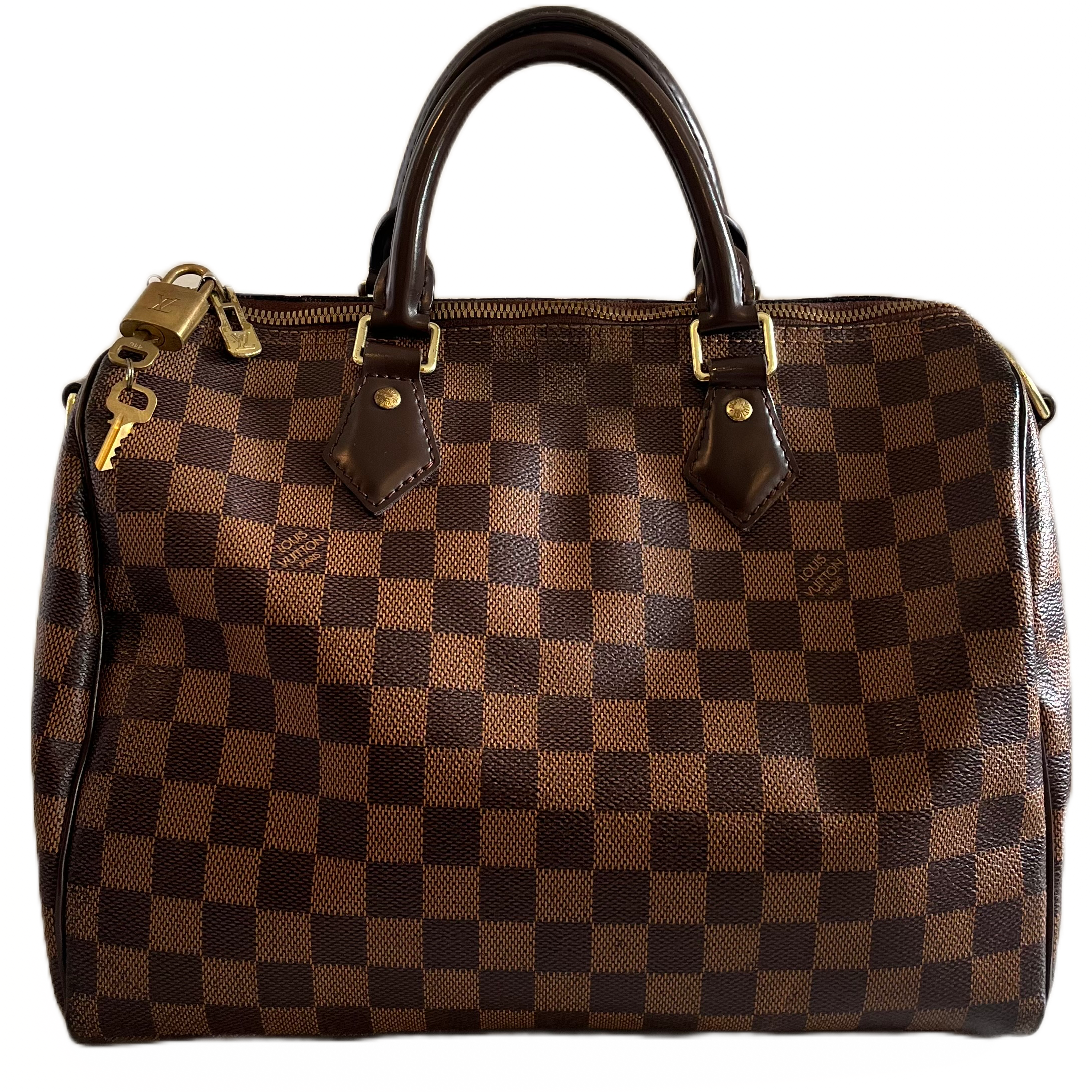 Louis Vuitton Speedy 30 Bandouliere, Damier Ebene