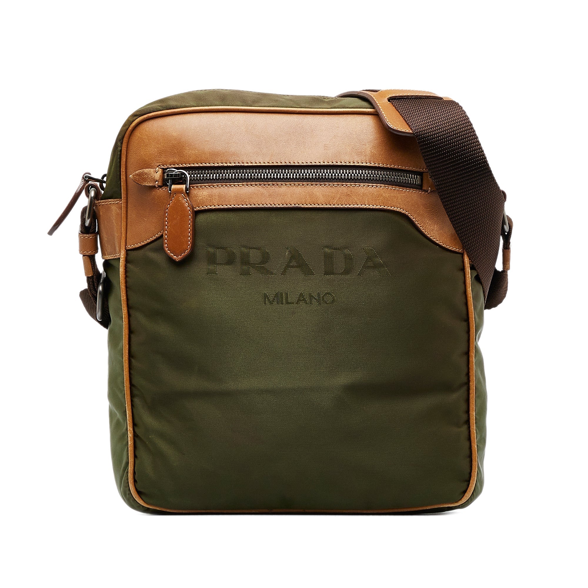 PRADA Canapa Logo Tessuto Crossbody Crossbody Bag