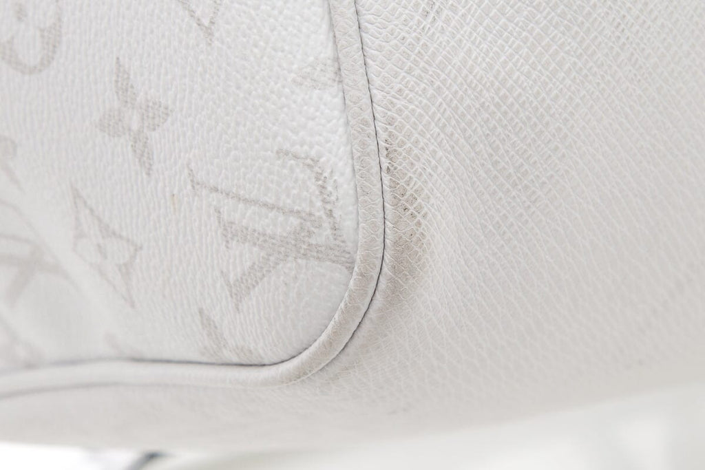 Louis Vuitton White Travel Duffle