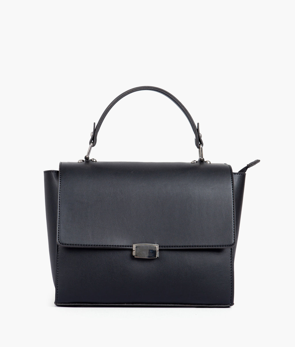 Black mini messenger bag