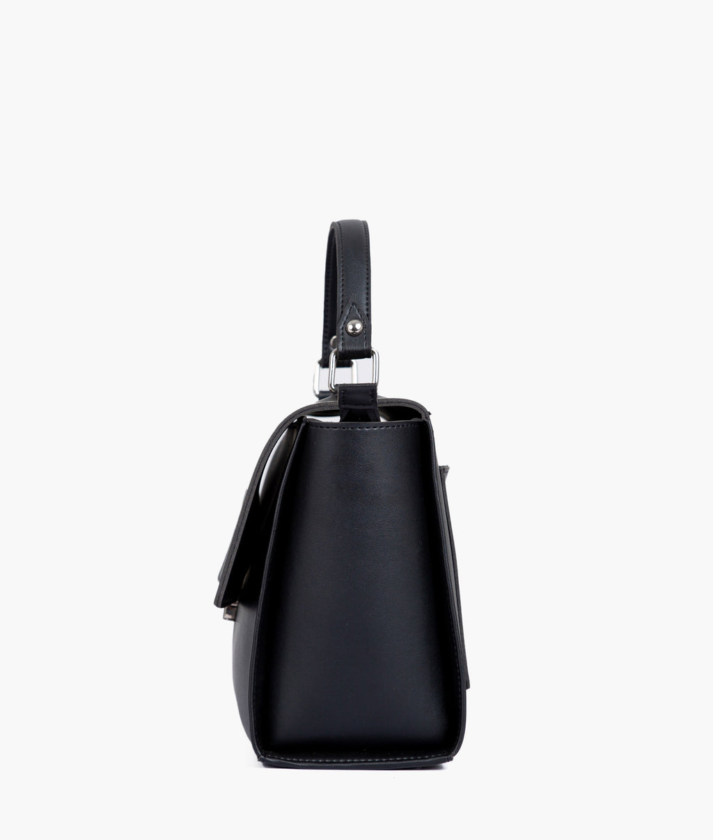 Black mini messenger bag