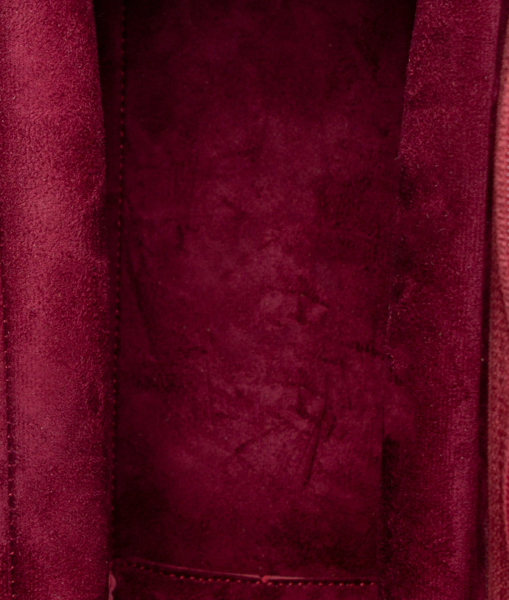 Burgundy mini messenger bag