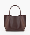 Burgundy tote bag