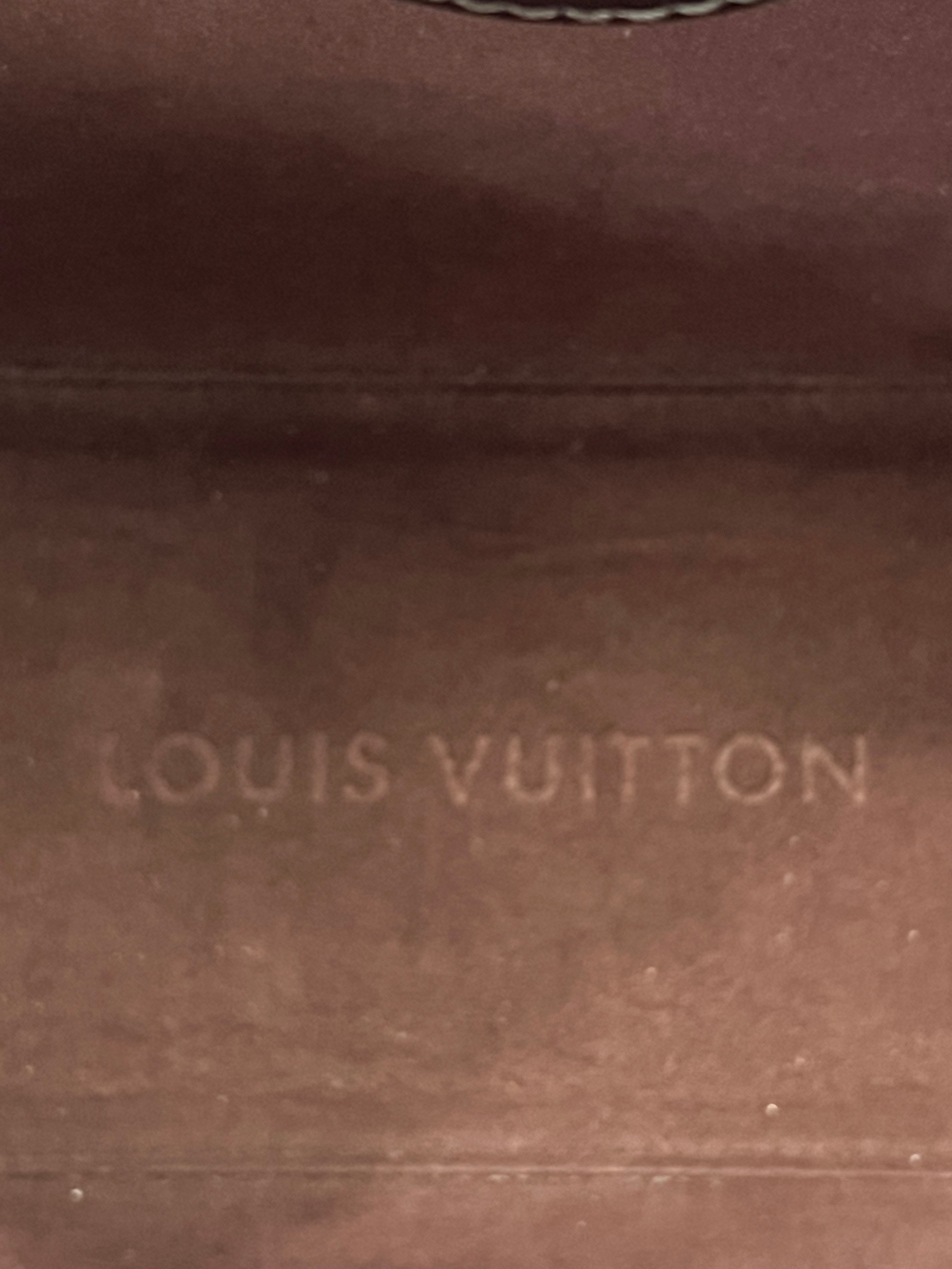 LOUIS VUITTON VERNIS LONG BEACH TOTE MM AMARANTE