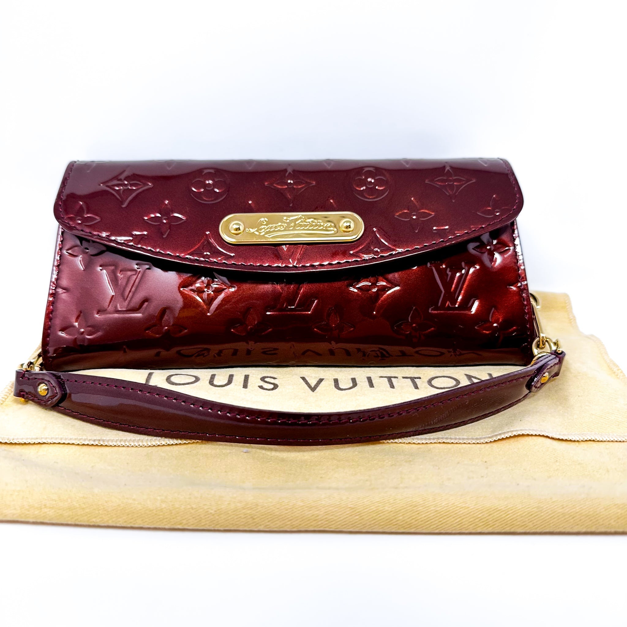 Louis Vuitton Sunset Boulevard Handbag Monogram Vernis