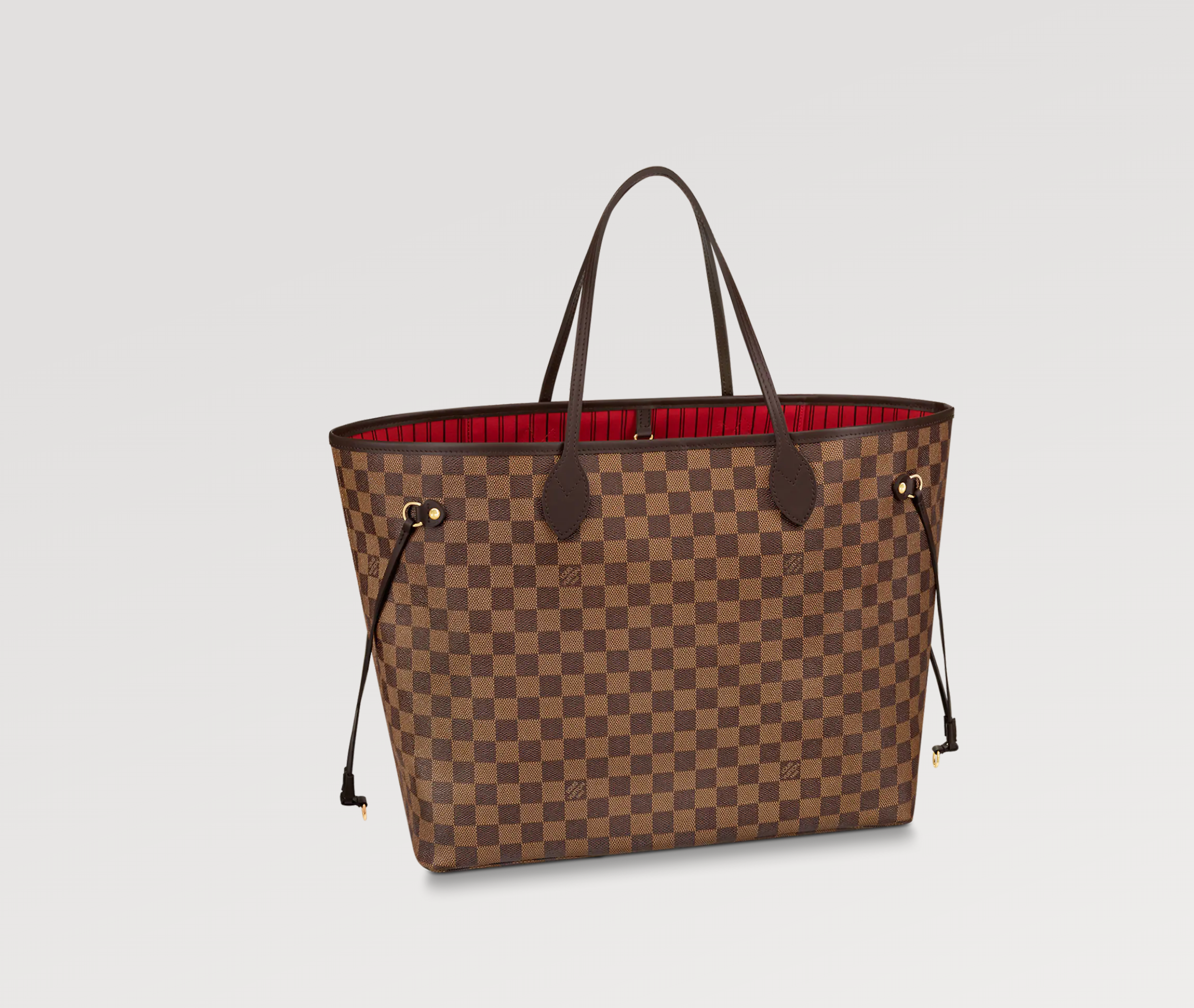 LOUIS VUITTON NEVERFULL GM DAMIER EBENE TOTE BAG