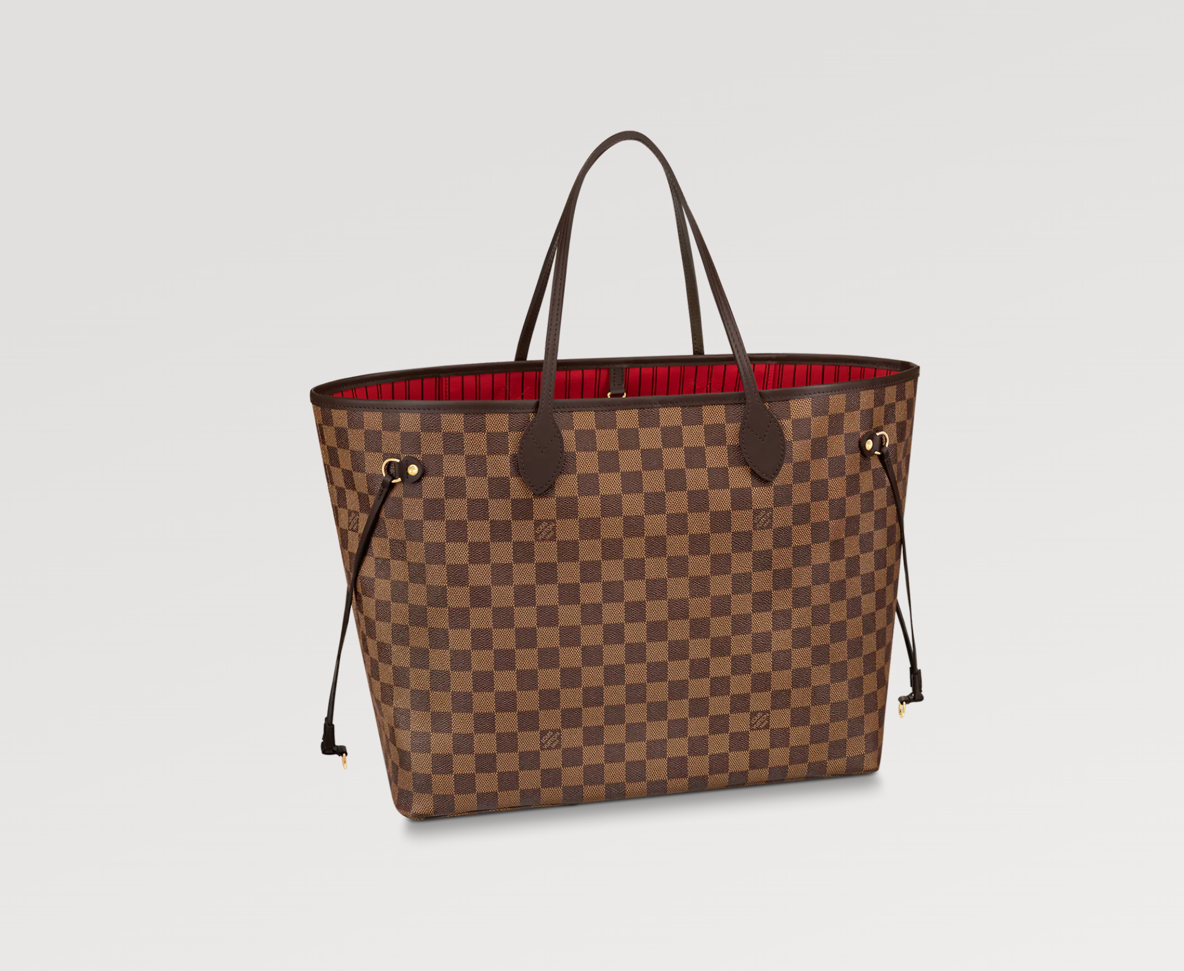 LOUIS VUITTON NEVERFULL GM DAMIER EBENE TOTE BAG