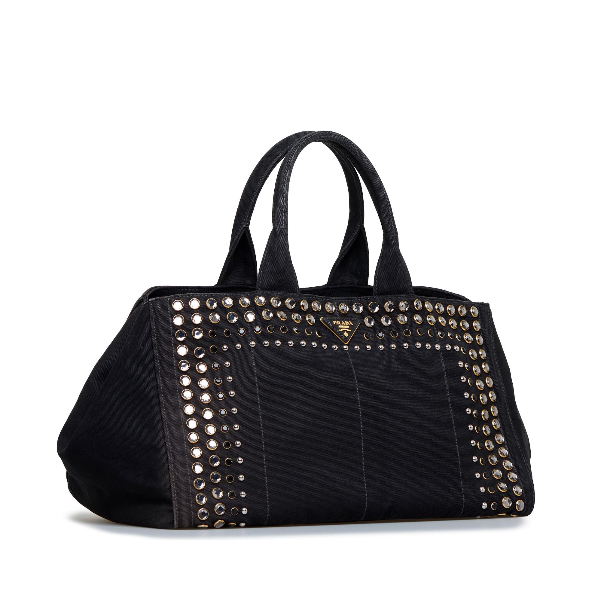 Prada Bijoux Canapa Tote (SHG-Ax9g1z)