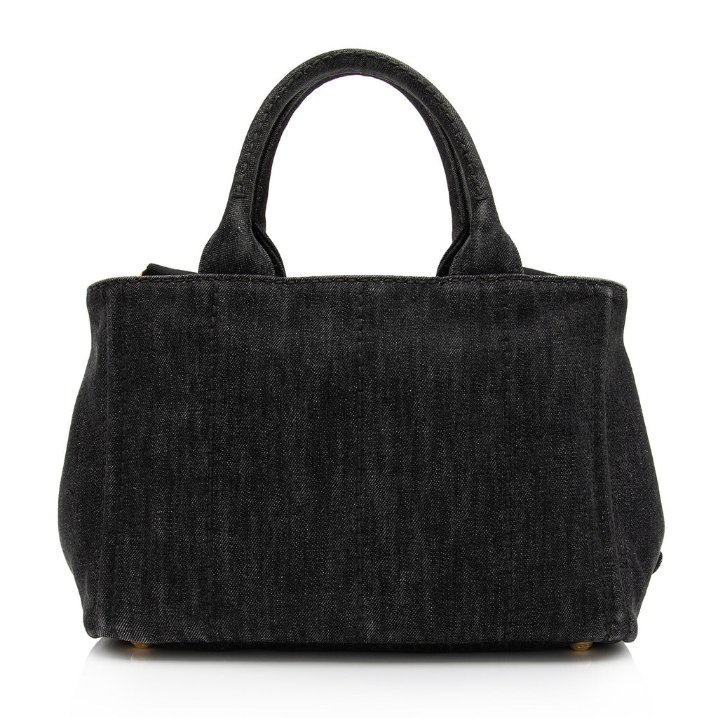 Prada Canapa Logo Shopping Tote (SHF-TpjCPv)