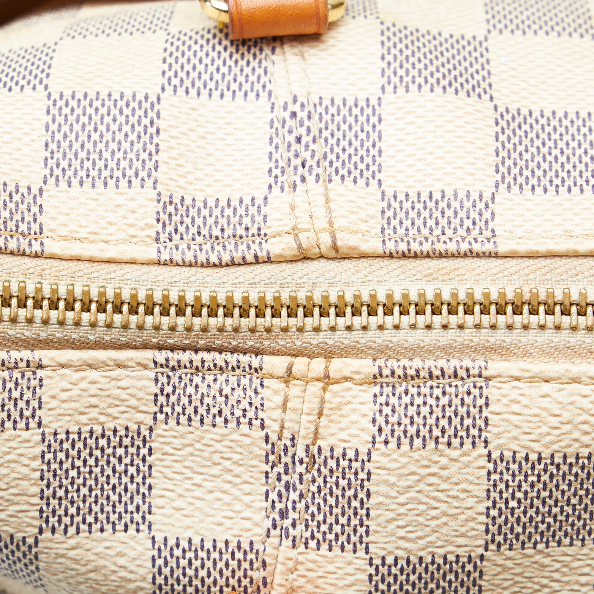 White Louis Vuitton Damier Azur Totally MM Tote Bag