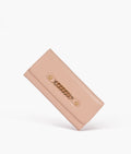 Baby pink three-fold wallet