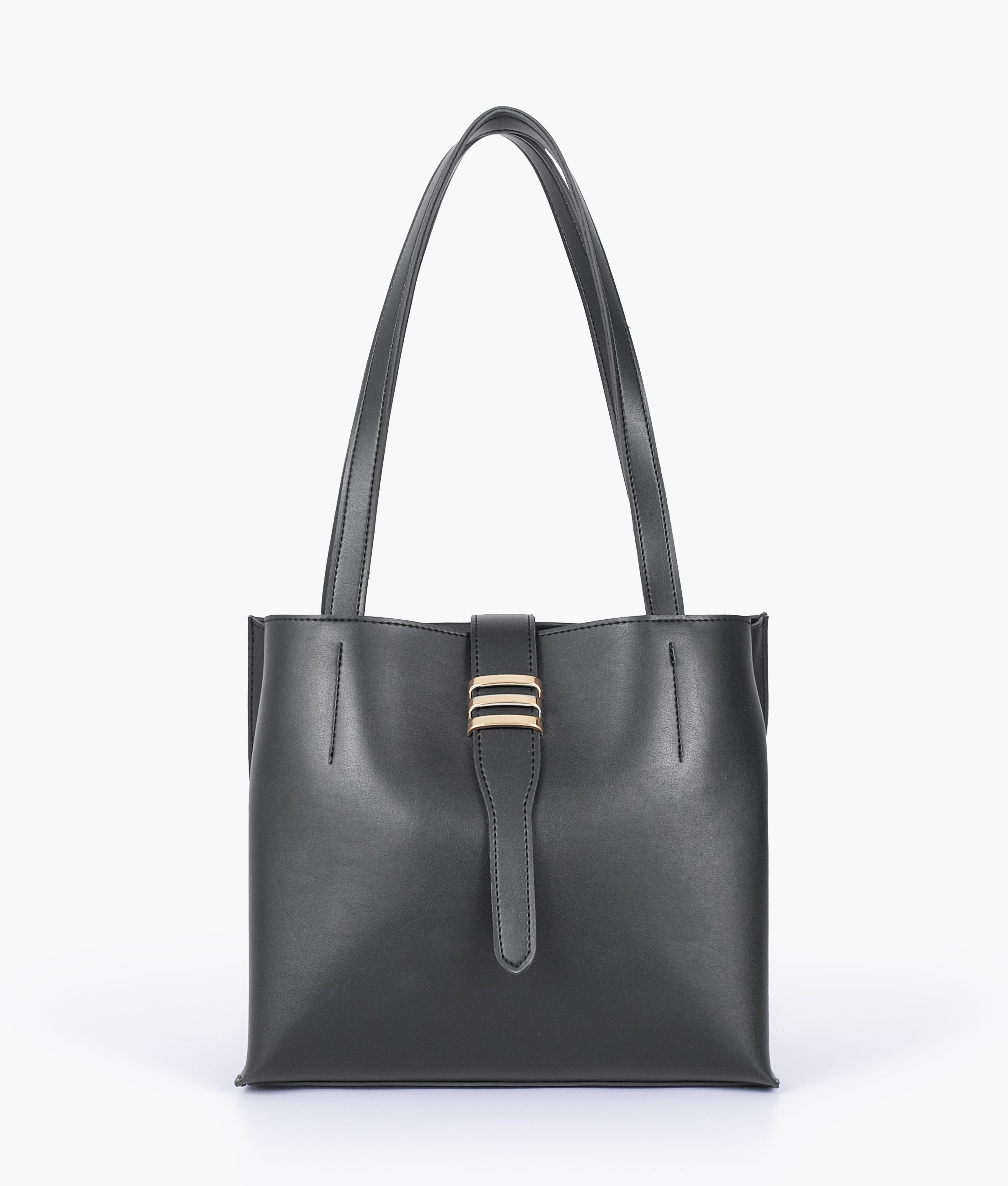 Black mini tote bag