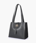 Black mini tote bag