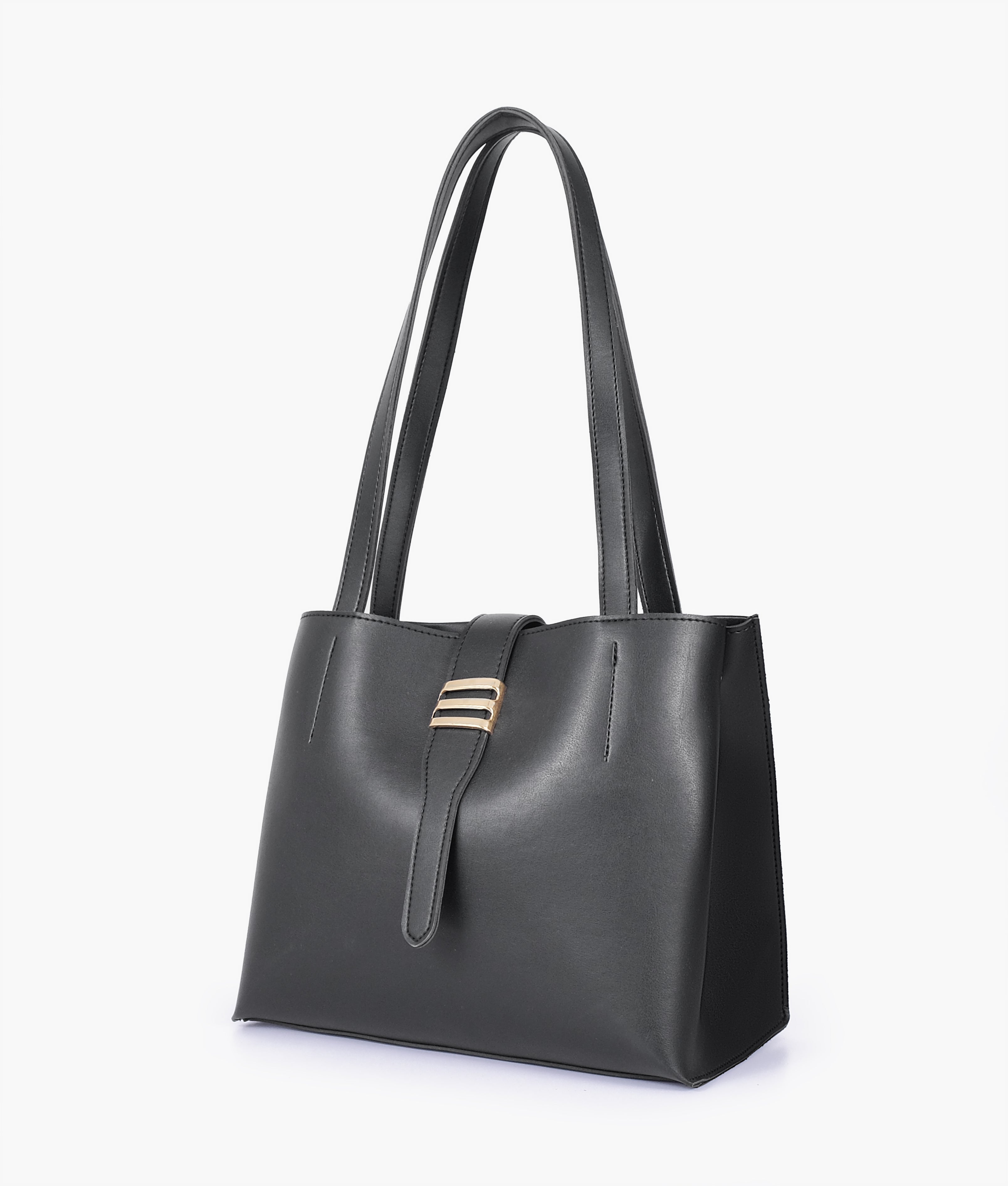 Black mini tote bag