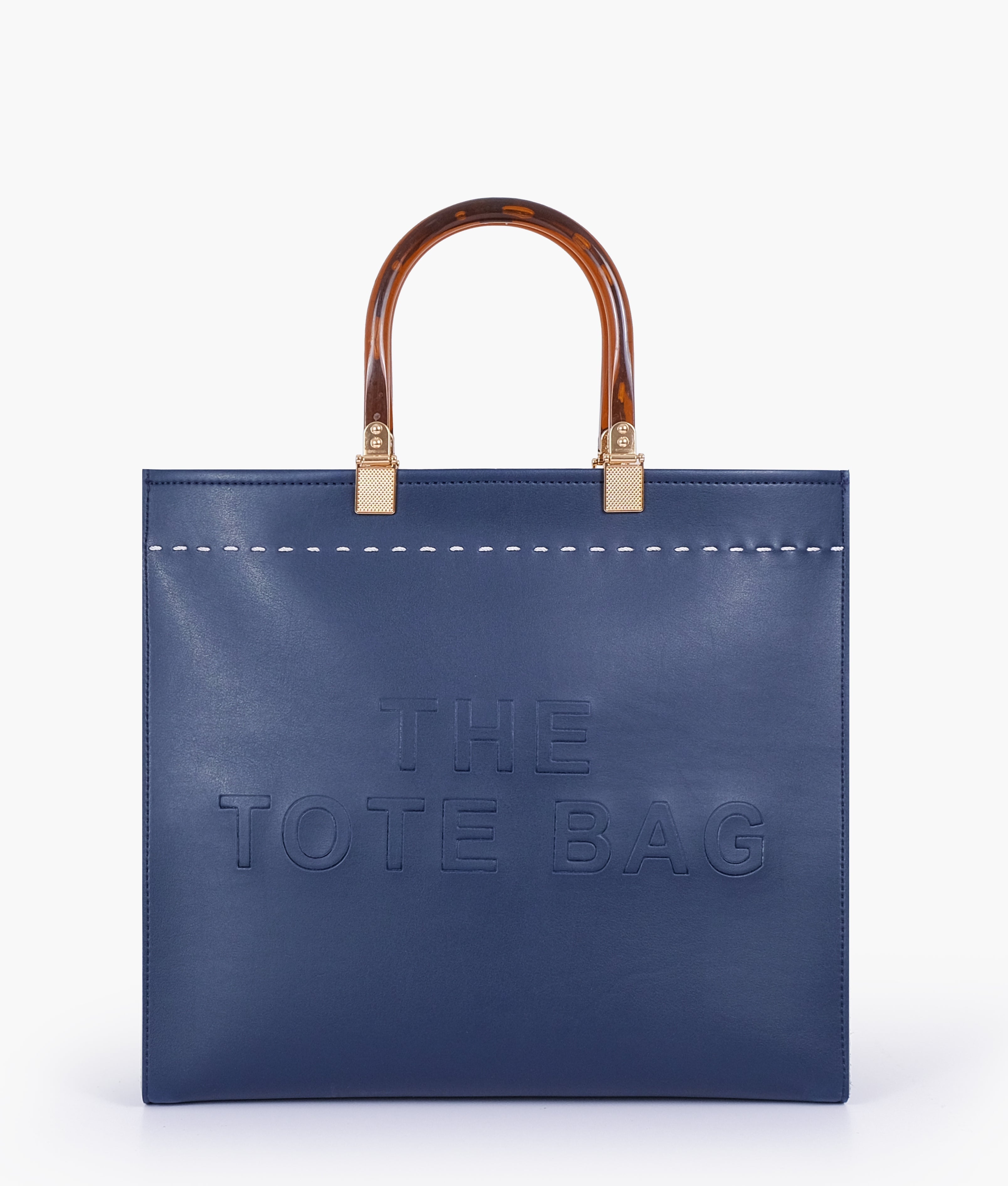 Blue signature tote bag