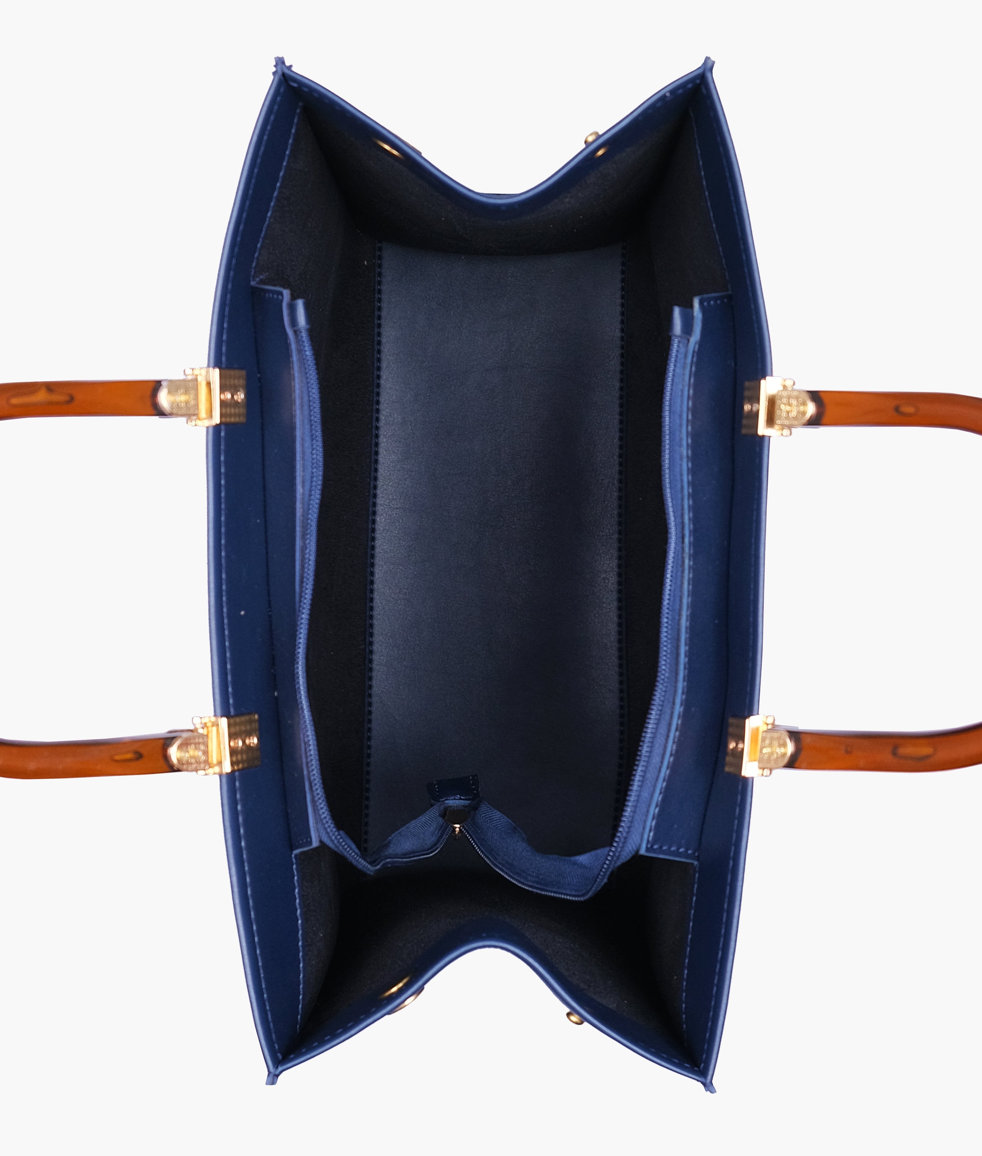 Blue signature tote bag