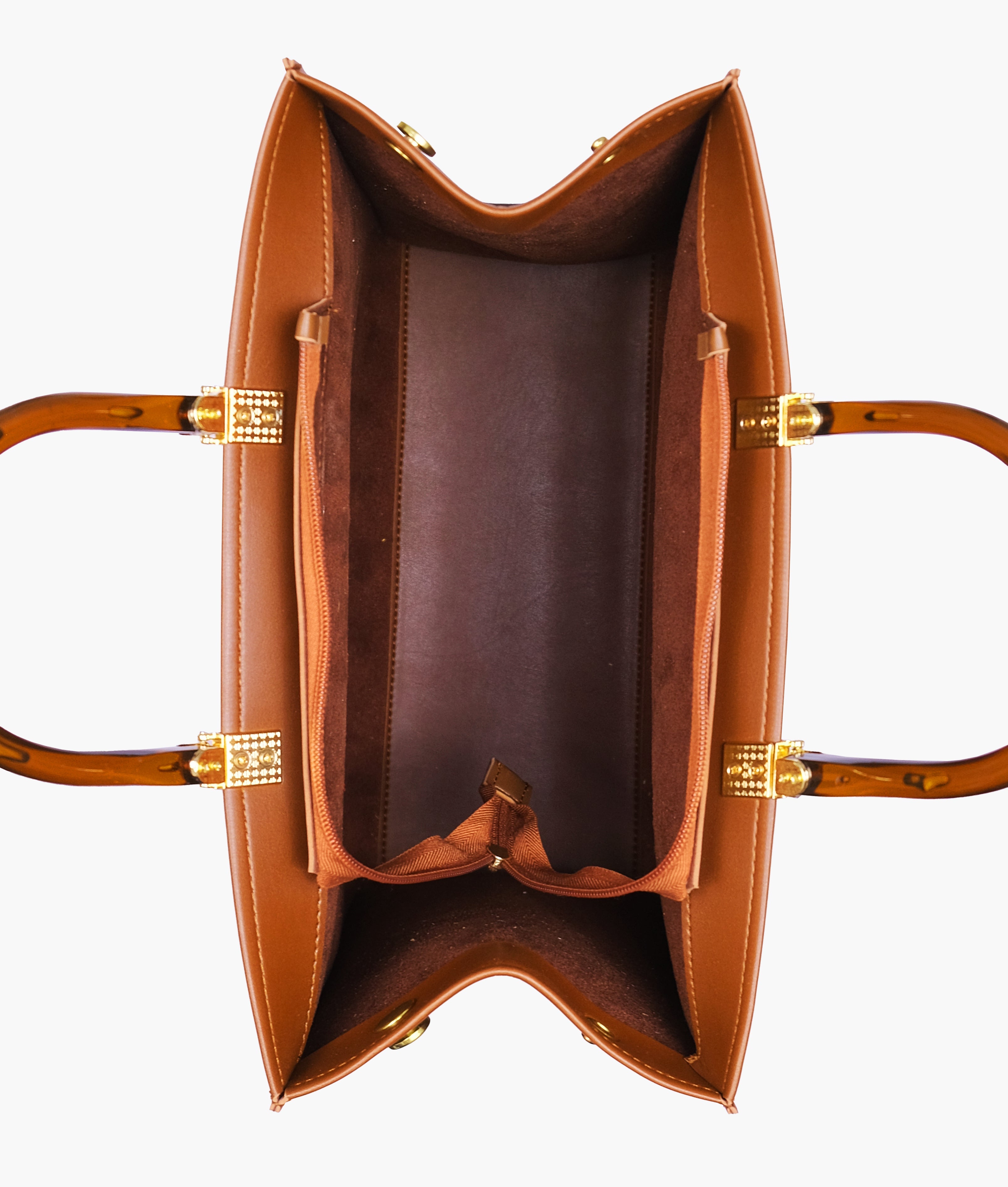 Brown signature tote bag