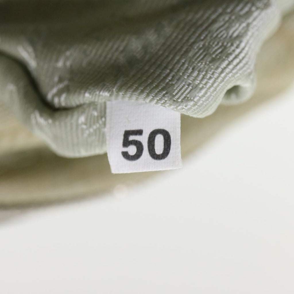 PRADA  Sports Shoulder Bag Patent Leather Silver  cl293