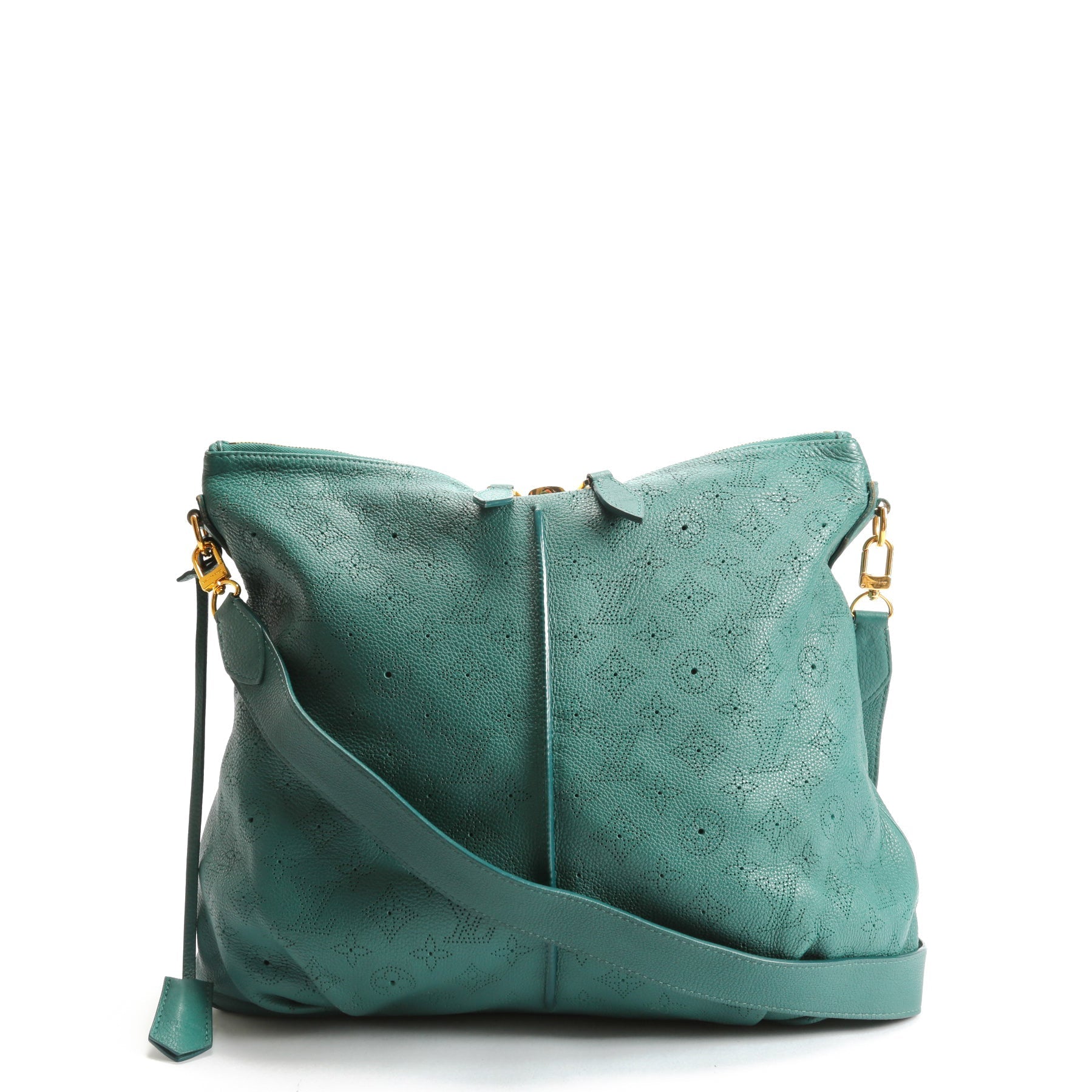 LOUIS VUITTON Selene MM Monogram Mahina Aqua