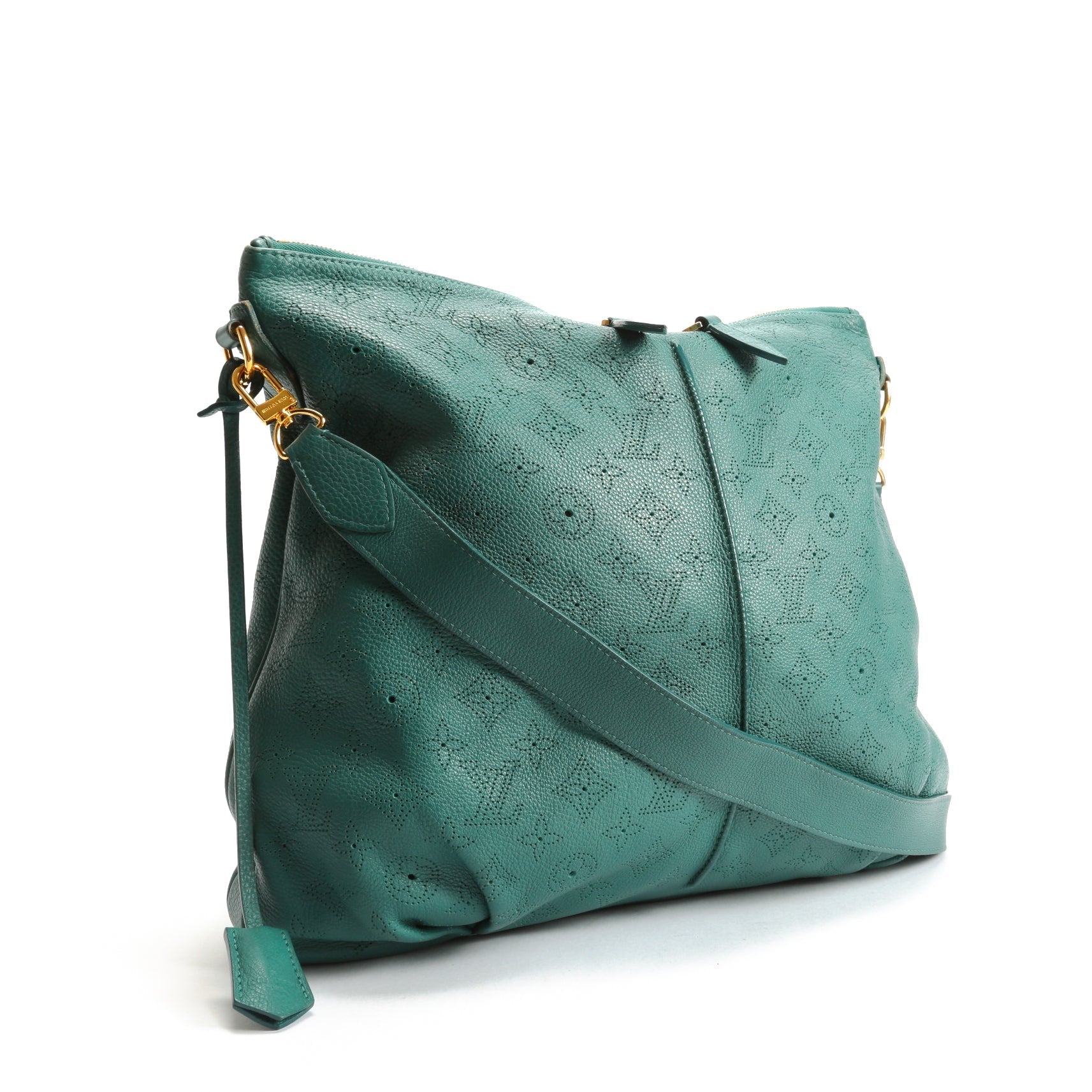 LOUIS VUITTON Selene MM Monogram Mahina Aqua