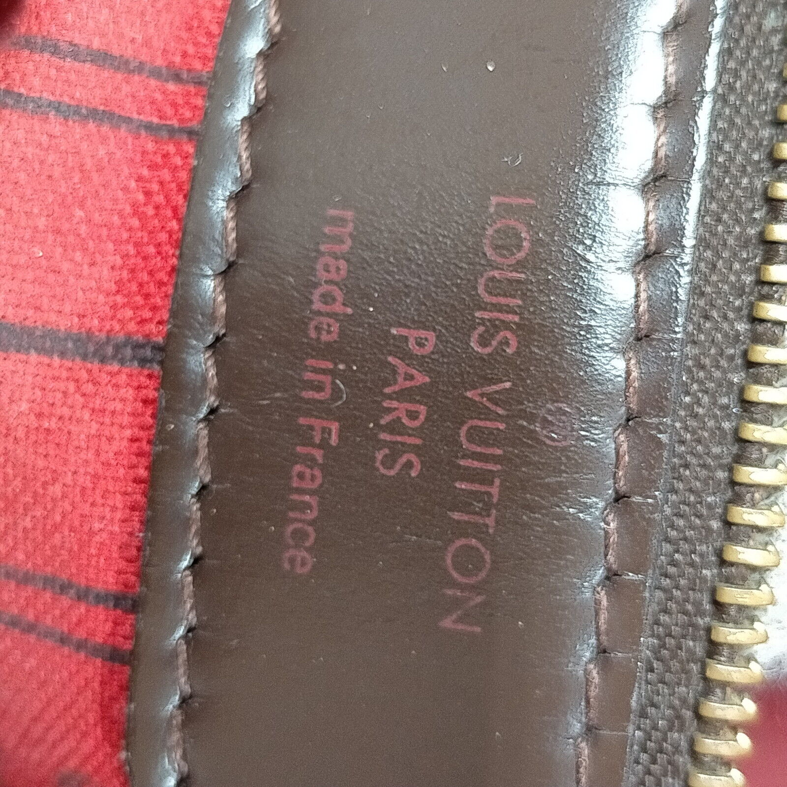 Louis Vuitton Neverfull MM Brown Damier Tote Bag