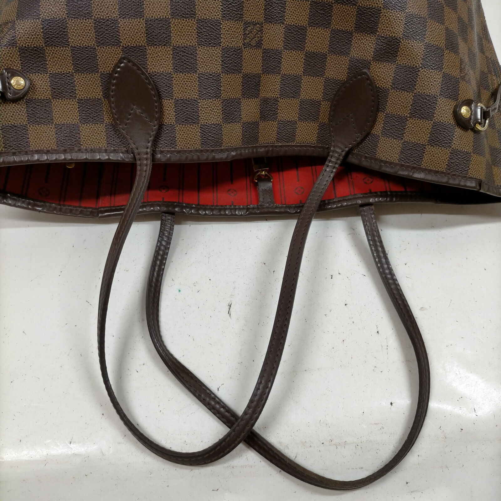 Louis Vuitton Neverfull MM Brown Damier Tote Bag