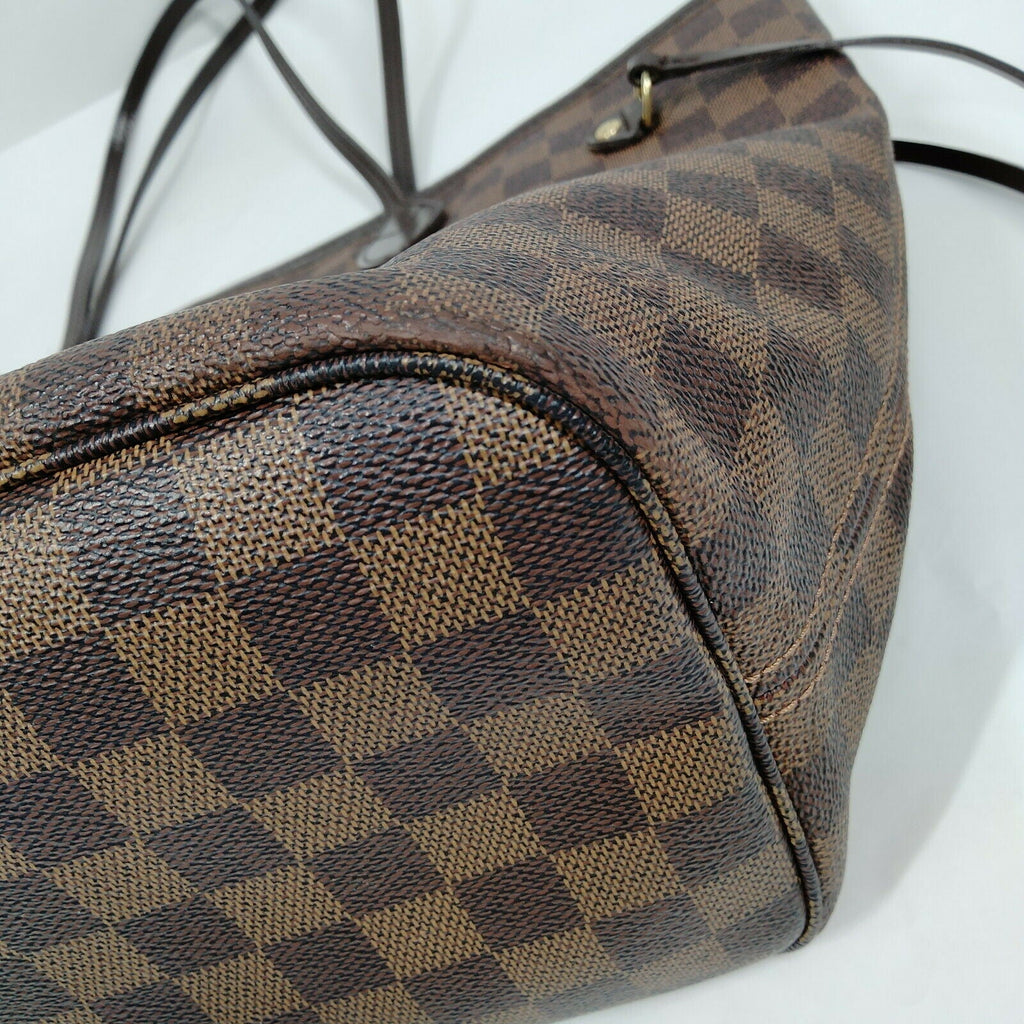 Louis Vuitton Neverfull MM Damier Ebene Tote Bag