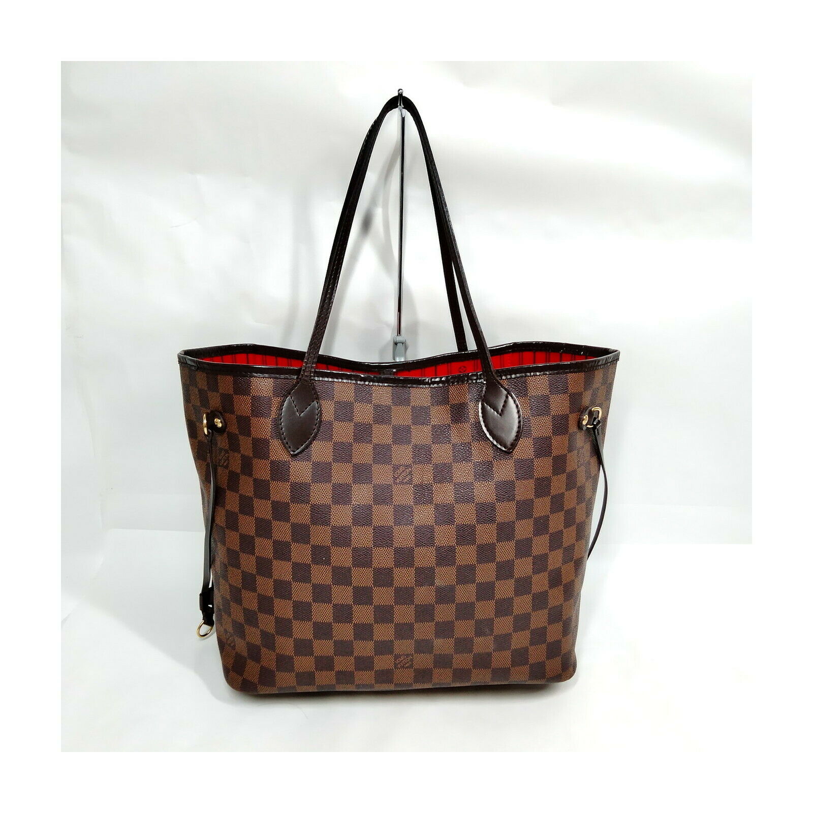 Louis Vuitton Neverfull MM Damier Ebene Tote Bag