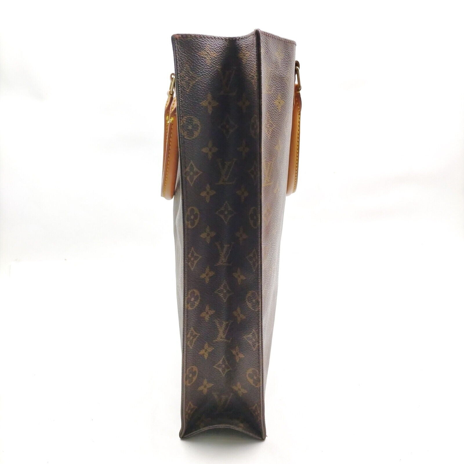 Louis Vuitton Sac Plat Browns Monogram Hand Bag