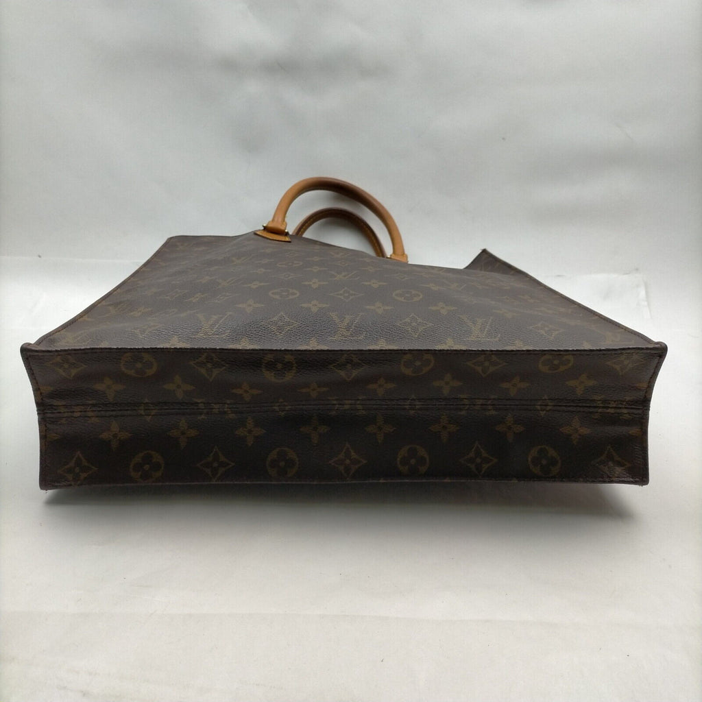 Louis Vuitton Sac Plat Browns Monogram Hand Bag