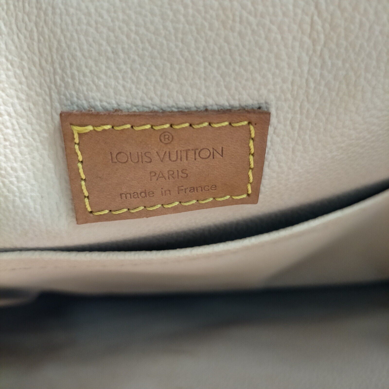 Louis Vuitton Sac Plat Browns Monogram Hand Bag