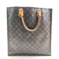 Louis Vuitton Sac Plat Browns Monogram Hand Bag