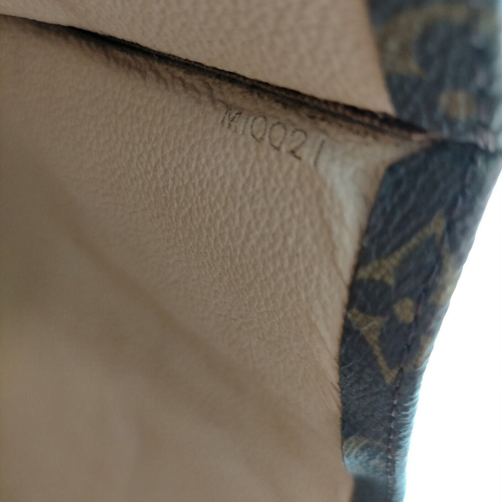 Louis Vuitton Sac Plat Browns Monogram Hand Bag