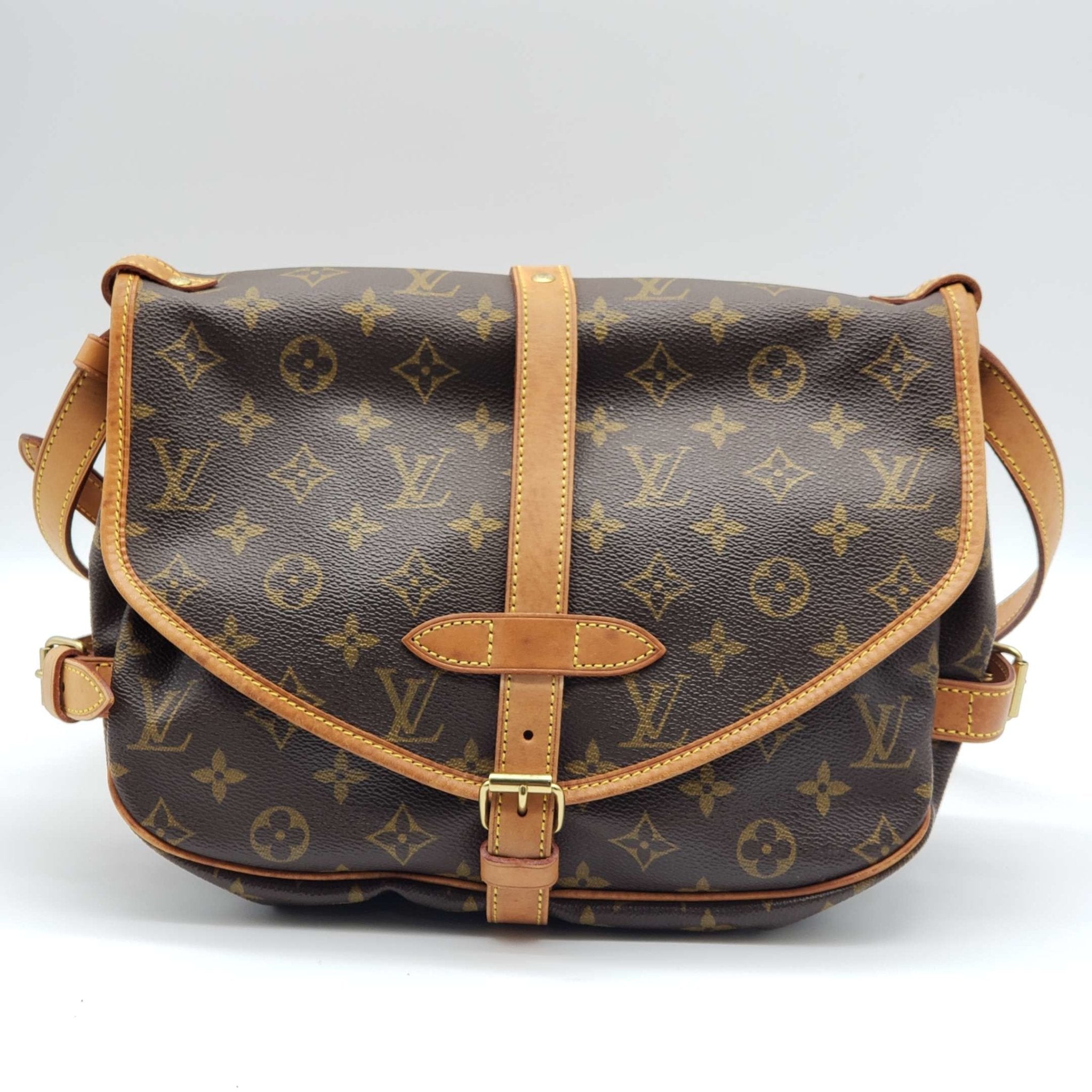 Louis Vuitton Saumur 30 Browns Monogram Crossbody